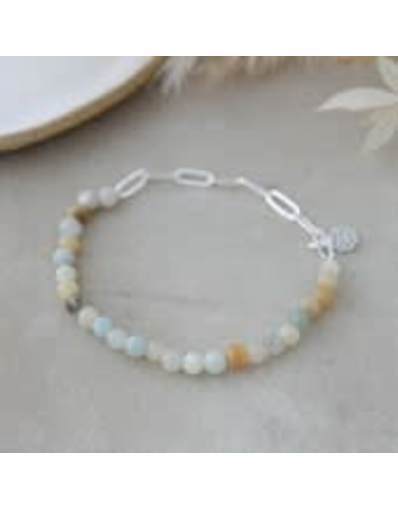 Glee Jewelry Lysa Bracelet featuring Amazonite Stones by Glee