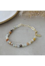 Glee Jewelry Lysa Bracelet featuring Amazonite Stones by Glee