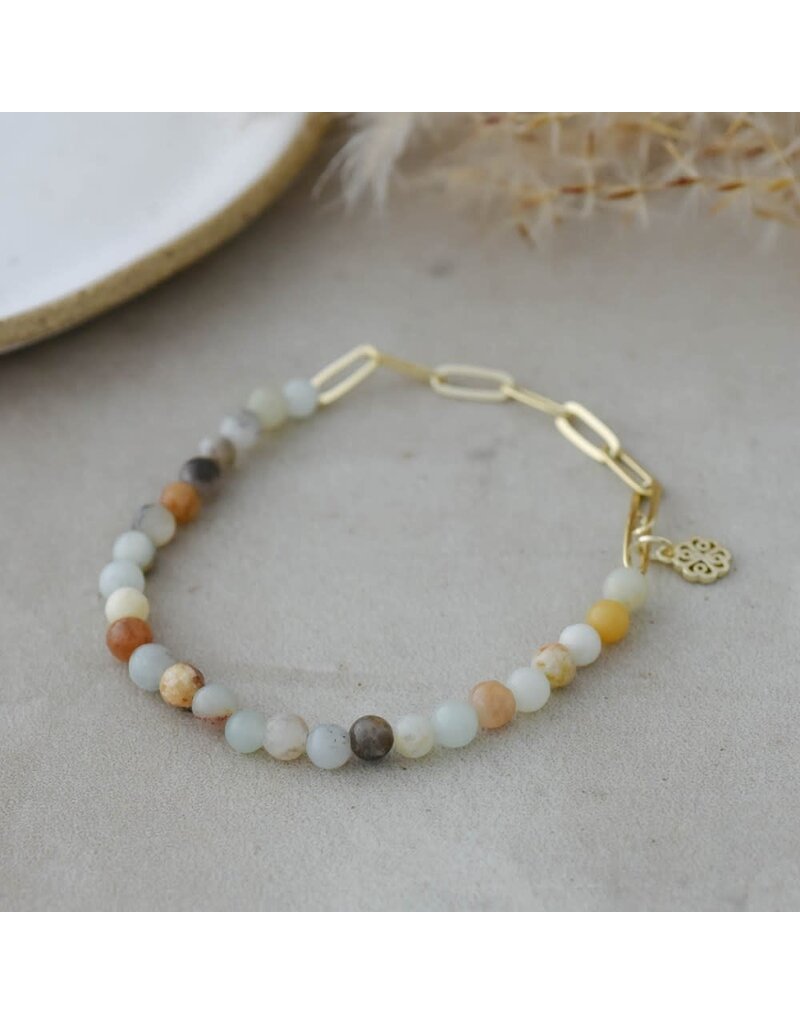Glee Jewelry Lysa Bracelet featuring Amazonite Stones by Glee