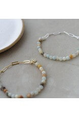 Glee Jewelry Lysa Bracelet featuring Amazonite Stones by Glee