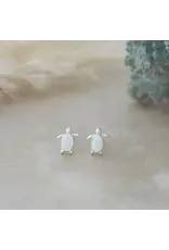 Glee Jewelry Maui Studs - white opalite by Glee