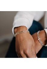 Glee Jewelry Lacey Bracelet featuring labradorite and pearl by Glee