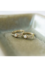 Glee Jewelry Opal Glimmer Hoop by Glee