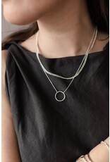 Glee Jewelry Chained Circle Necklace by Glee