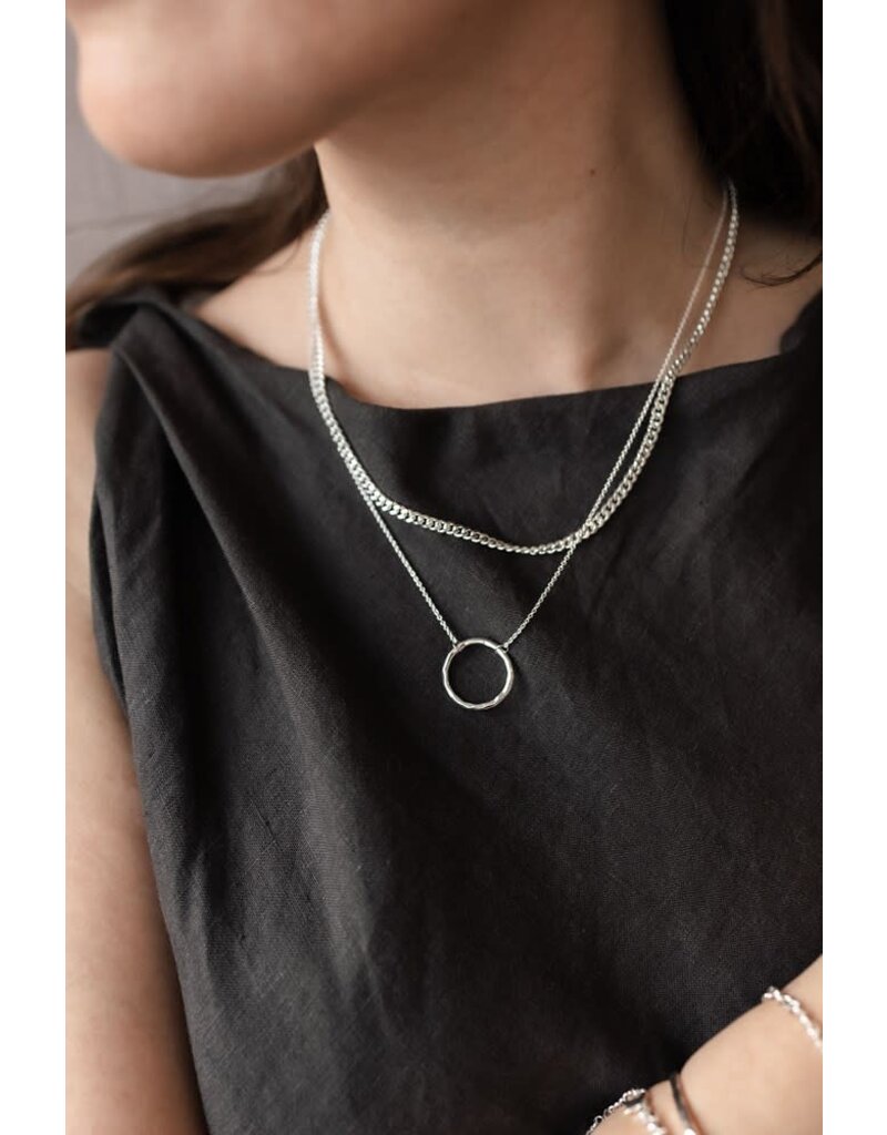 Glee Jewelry Chained Circle Necklace by Glee