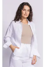 Pink Martini White Cotton Shirt