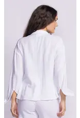 Pink Martini White Cotton Shirt
