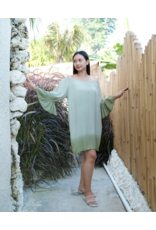 Suzie Blue Ombre Flowing Dress/Top - Shades of Green