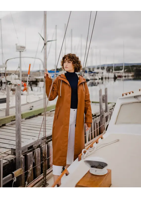 Mernini The Mernini Raincoat Caramel | Classic 48" Length
