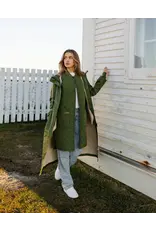 The Mernini Raincoat Chive Green | Classic 48" Length