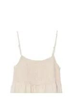 Luna Clothing Linen Dress in Natural