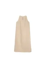 Luna Clothing Linen Sleeveless Dress in Natural