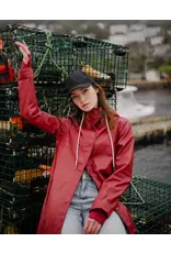 Mernini The Mernini Raincoat Merlot Red | Petite 42" Length