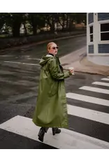Mernini The Mernini Raincoat Chive Green | Petite 42" Length