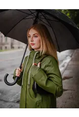 Mernini The Mernini Raincoat Chive Green | Petite 42" Length