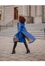 Mernini The Mernini Raincoat Peony Blue | Petite 42" Length