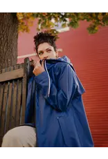 Mernini The Mernini Raincoat Peony Blue | Petite 42" Length