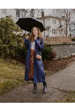 Mernini The Mernini Raincoat Midnight Blue | Petite 42" Length