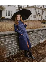 Mernini The Mernini Raincoat Midnight Blue | Petite 42" Length