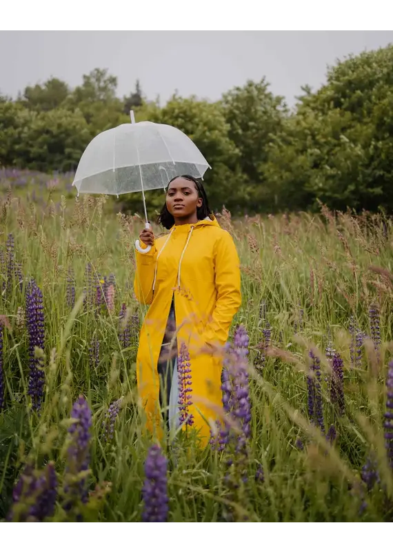 The Mernini Raincoat Dory Yellow | Petite 42" Length