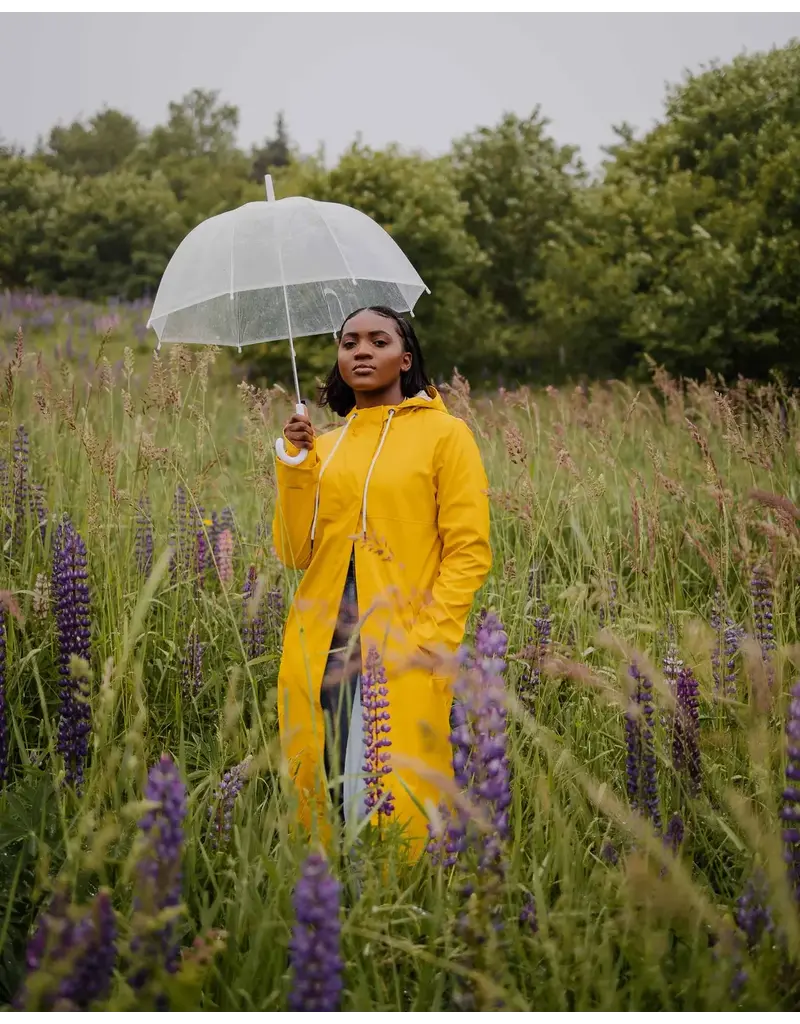 The Mernini Raincoat Dory Yellow | Petite 42" Length