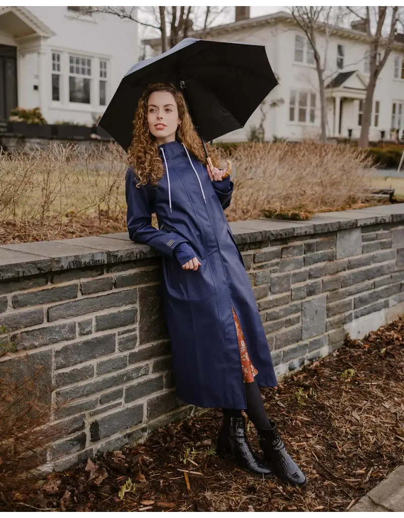 Mernini The Mernini Raincoat Midnight Blue | Classic 48" Length