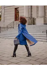 Mernini The Mernini Raincoat Peony Blue | Classic 48" Length