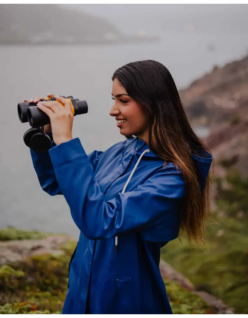 Mernini The Mernini Raincoat Peony Blue | Classic 48" Length