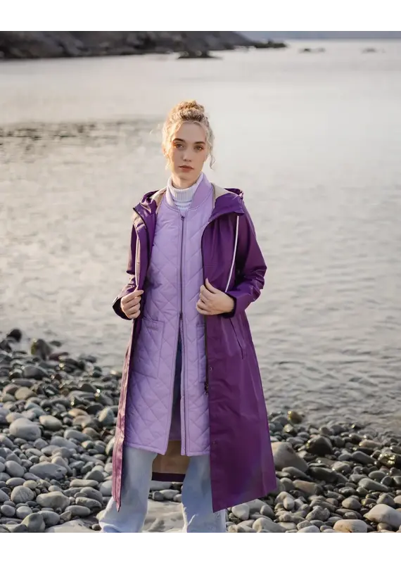 Mernini The Mernini Raincoat Purple Rain | Classic 48" Length