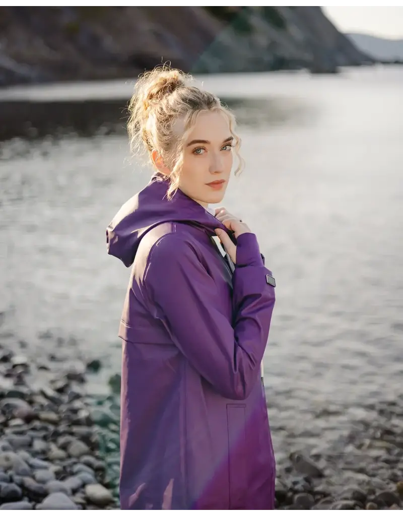Mernini The Mernini Raincoat Purple Rain | Classic 48" Length