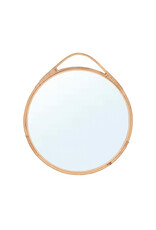 Natural Rattan Framed Mirror