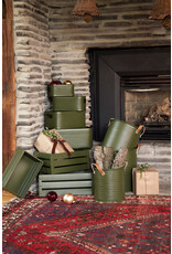 Green Metal Crates