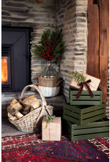 Green Metal Crates