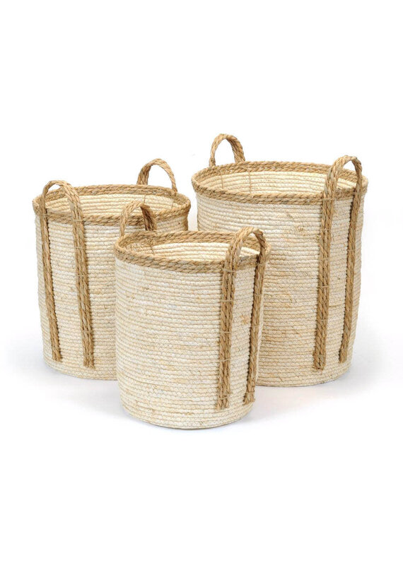 Tall Straw Hampers