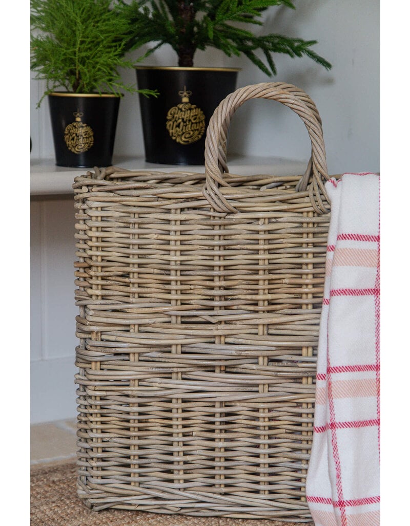 Rattan Basket with Handles