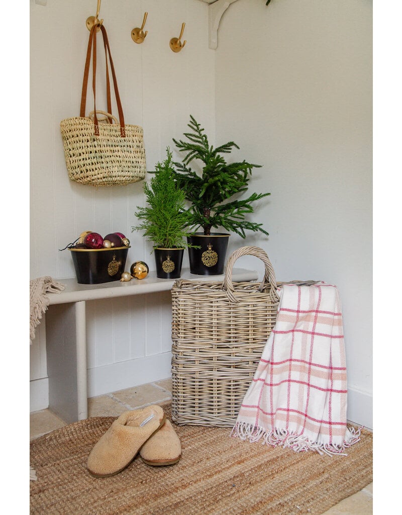 Rattan Basket with Handles