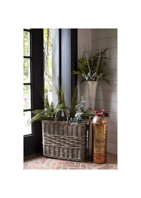 Rattan Basket with Handles