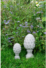 Cement Artichoke with Square Base