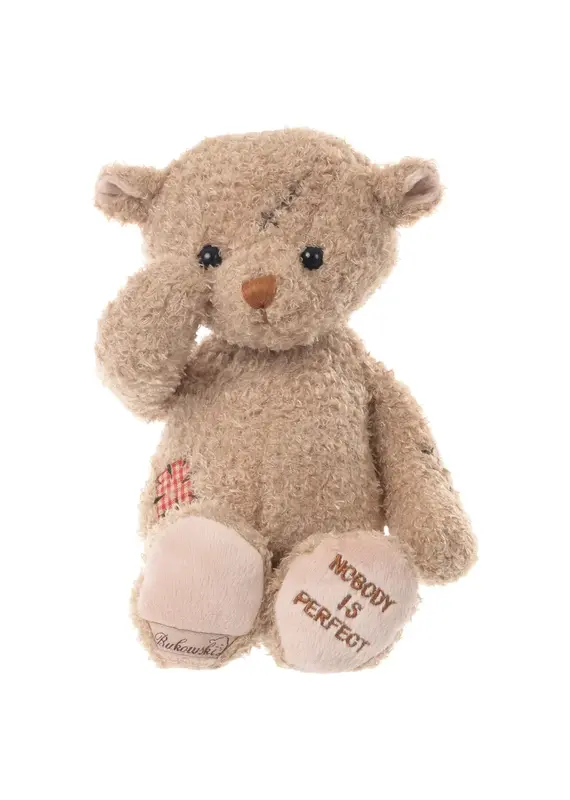 Bukowski Bears Nobody is Perfect Teddy Bear Bukowski Bears