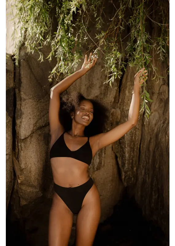 huha Triangle Bra Mineral Bras by huha | Black
