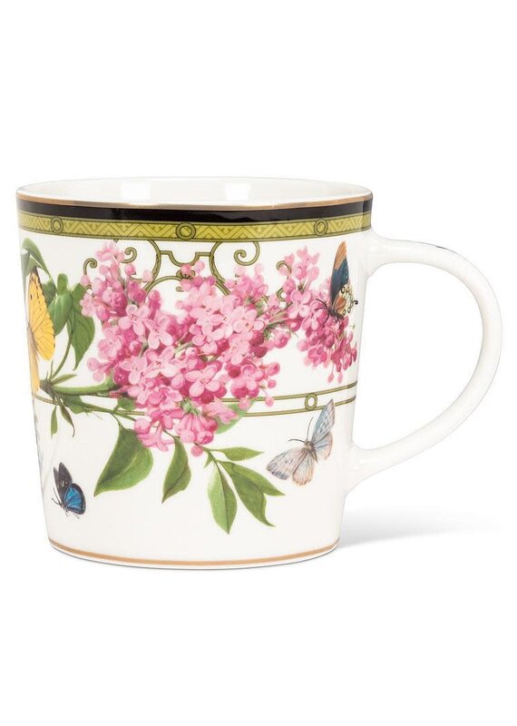 Abbott Collection Butterfly Garden Mug
