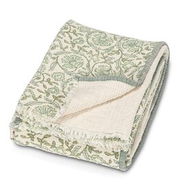 Abbott Collection Floral Cotton Throw
