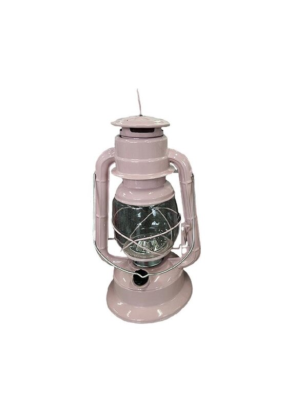 FKI Soft Pink Metal LED Lantern | sm