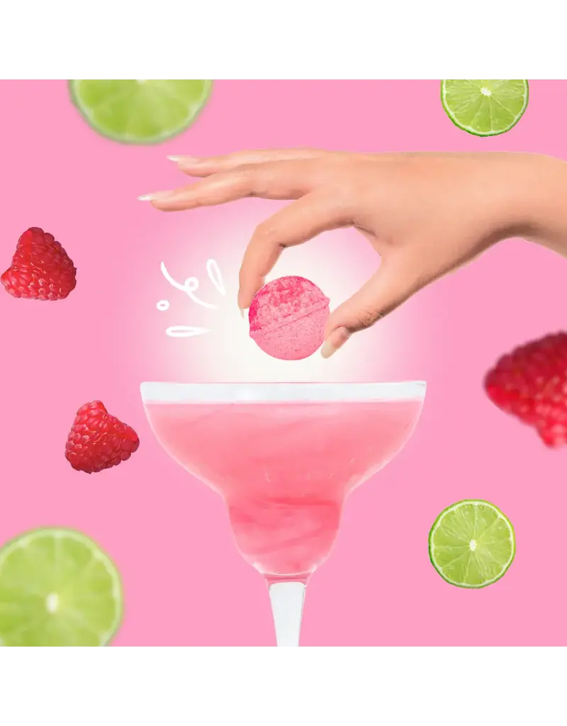 Cocktail Bomb Shop Raspberry Margarita Glitter Cocktail Bomb | Package of 4