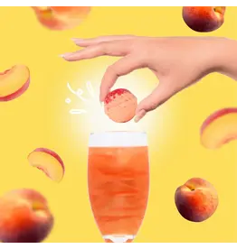 Cocktail Bomb Shop Peach Bellini Glitter Cocktail Bomb | Package of 4