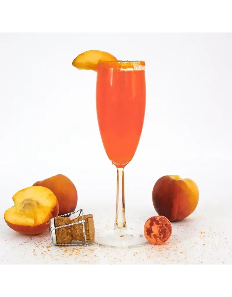Cocktail Bomb Shop Peach Bellini Glitter Cocktail Bomb | Package of 4