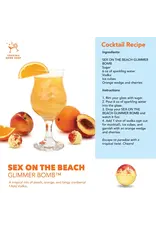 Cocktail Bomb Shop Sex on the Beach Glitter Cocktail Bomb | Package of 4