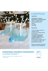Cocktail Bomb Shop Christmas Coconut Margarita Glitter Cocktail Bomb | Package of 4