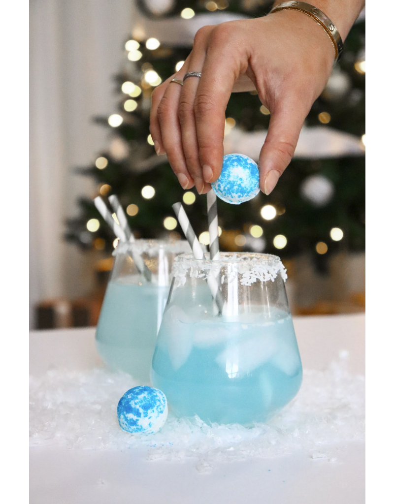 Cocktail Bomb Shop Christmas Coconut Margarita Glitter Cocktail Bomb | Package of 4