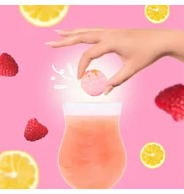 Cocktail Bomb Shop Raspberry Lemonade Glitter Cocktail Bomb | Package of 4